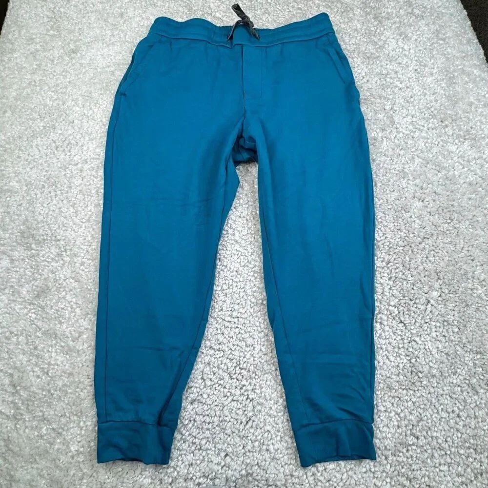 Bonobos The Homestretch Jogger Pants Teal Blue Large Short